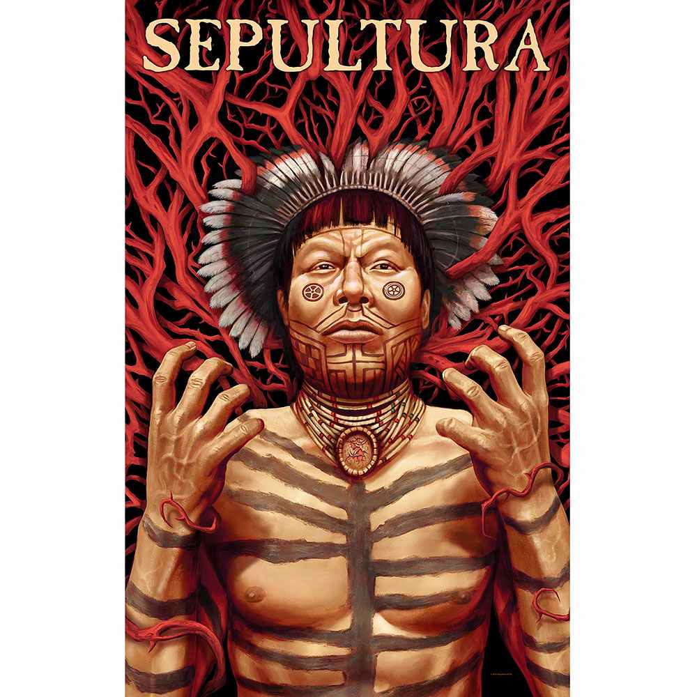 Sepultura - Roots Textiel Poster - Multicolours